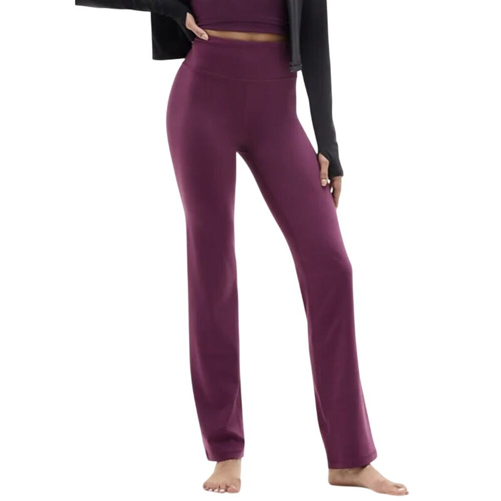 Athleta Women's XST Plum Elation Ultra High Rise Straight Leg Yoga Pants G5-29